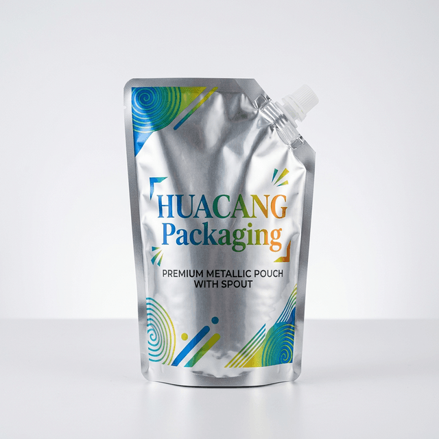 Aluminum Foil Spout Pouch flexible packaging product by HUACANG Packaging