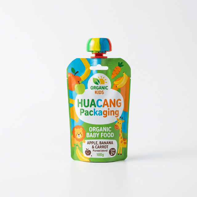Baby Food Pouches flexible packaging product by HUACANG Packaging
