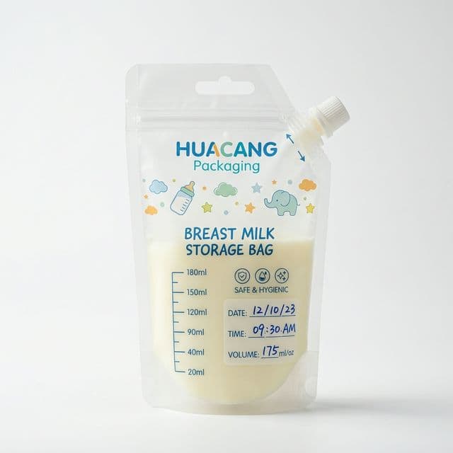 Breast Milk Storage Bags flexible packaging product by HUACANG Packaging