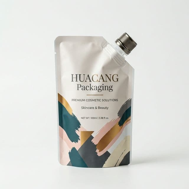 Cosmetic Packaging Pouches flexible packaging product by HUACANG Packaging