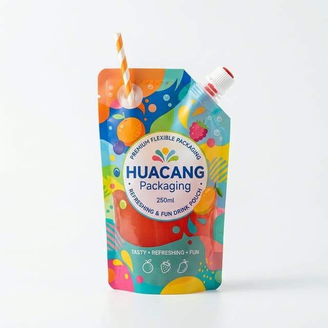 Drink Pouches flexible packaging product by HUACANG Packaging