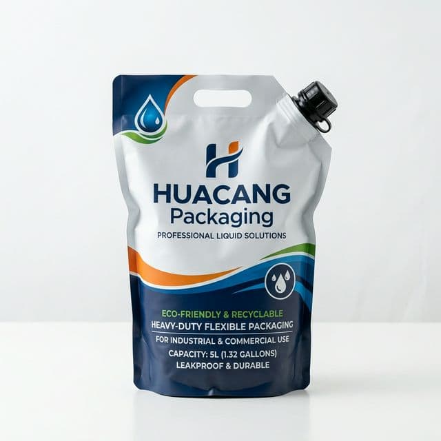 Liquid Spout Bag flexible packaging product by HUACANG Packaging
