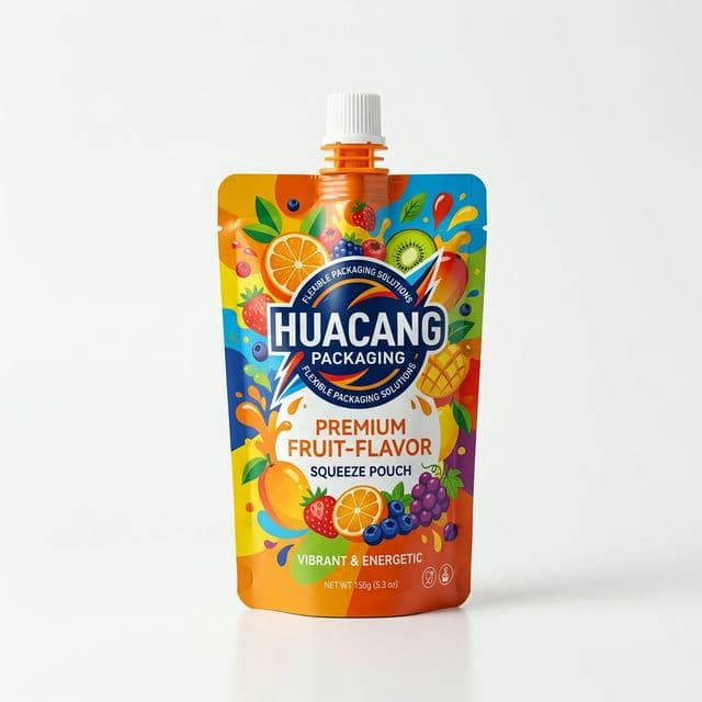 Squeeze Pouches flexible packaging product by HUACANG Packaging