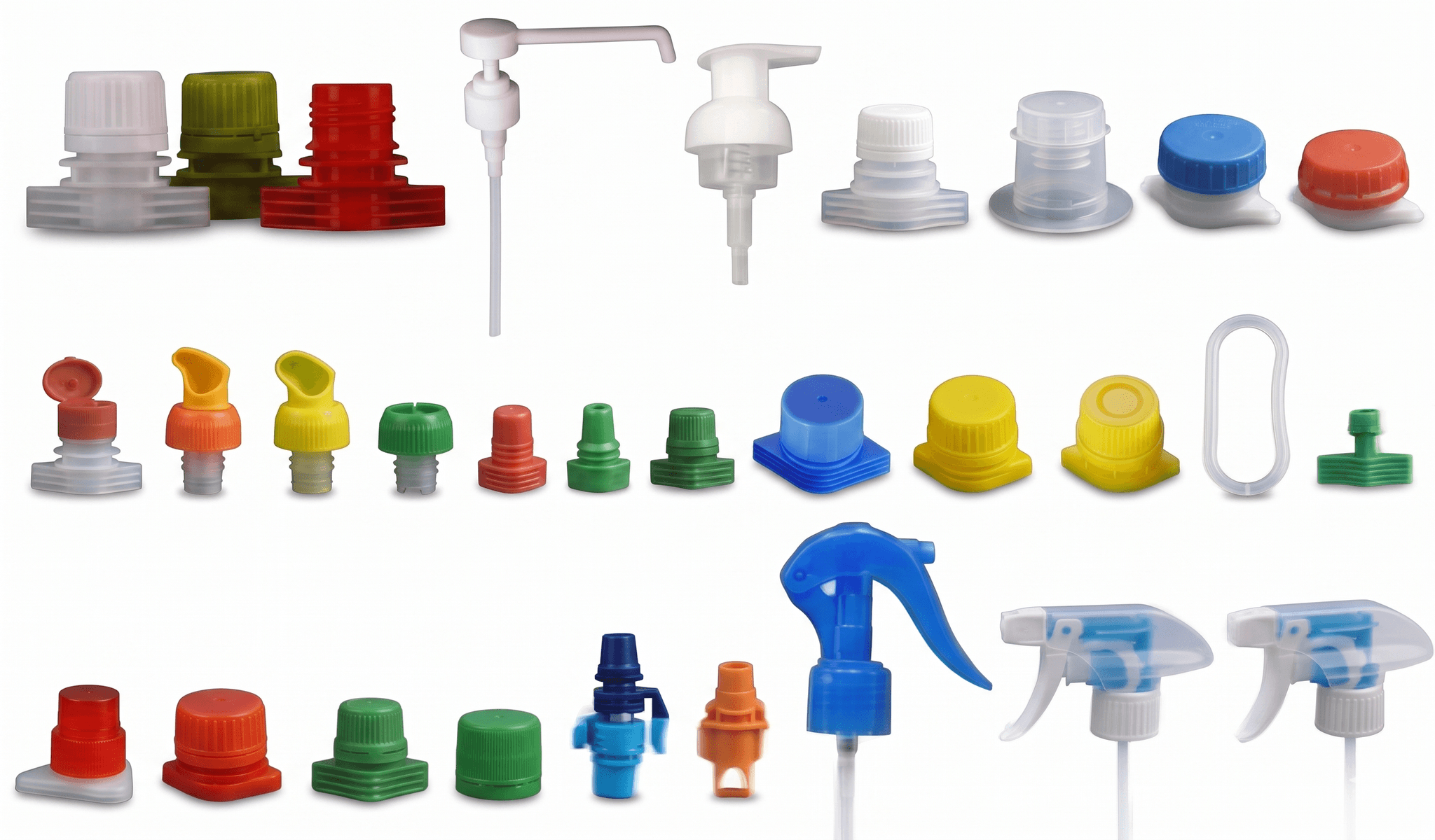 HUACANG spout and cap flexibility example for custom pouch projects