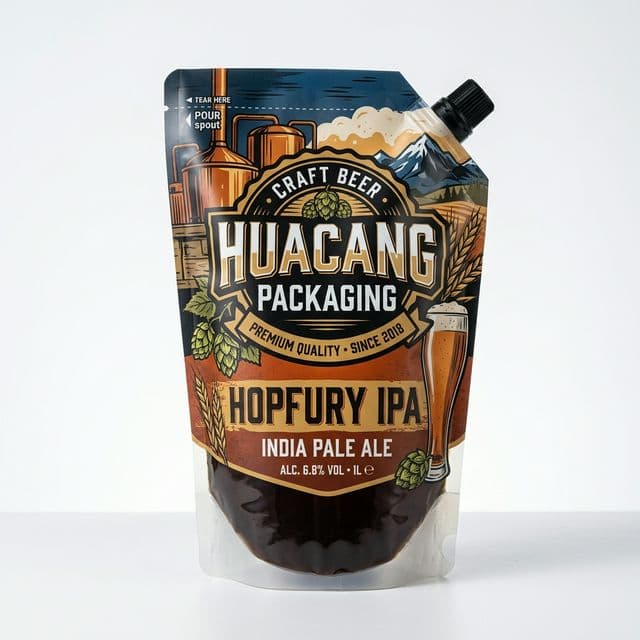 Beer Packaging Pouches custom packaging image 1 by HUACANG Packaging