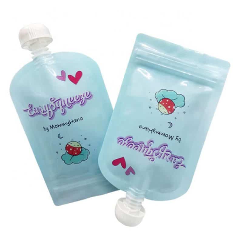 Baby Food Pouches production case and printing sample 1