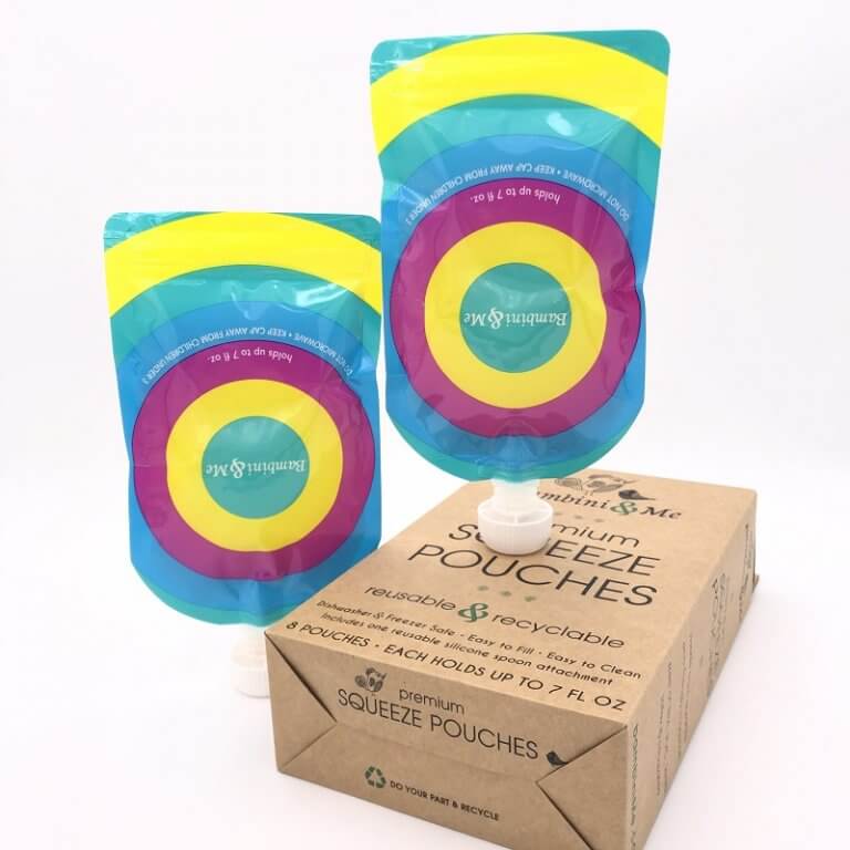 Baby Food Pouches production case and printing sample 3