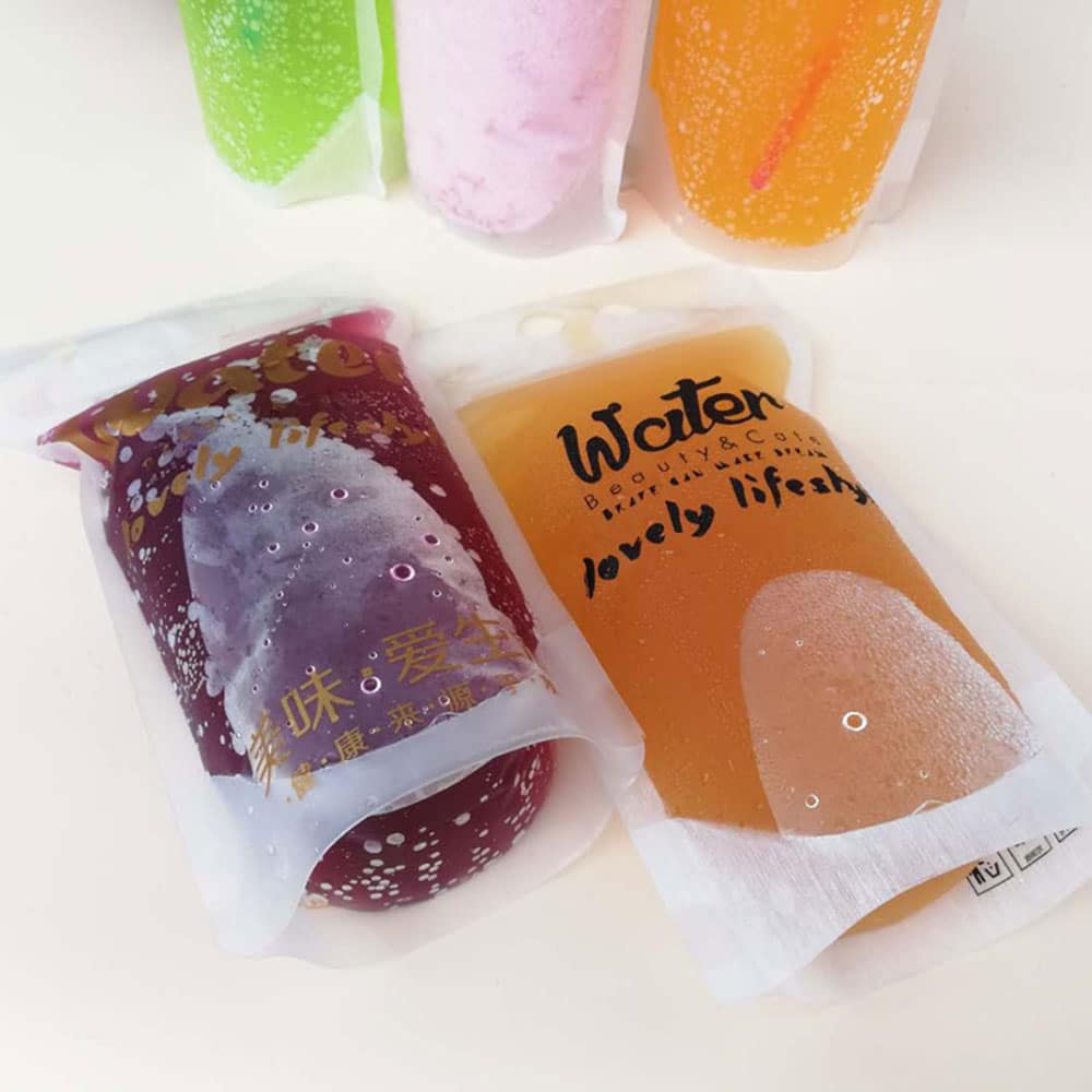 Beverage Pouches production case and printing sample 3