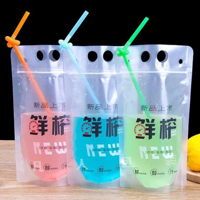 Beverage Pouches production case and printing sample 4