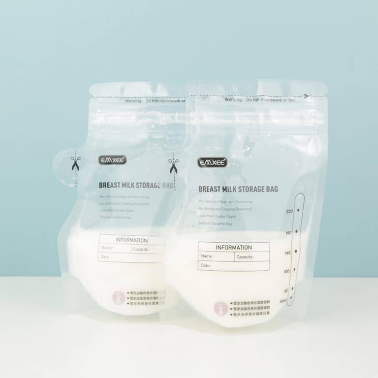 Breast Milk Storage Bags production case and printing sample 7