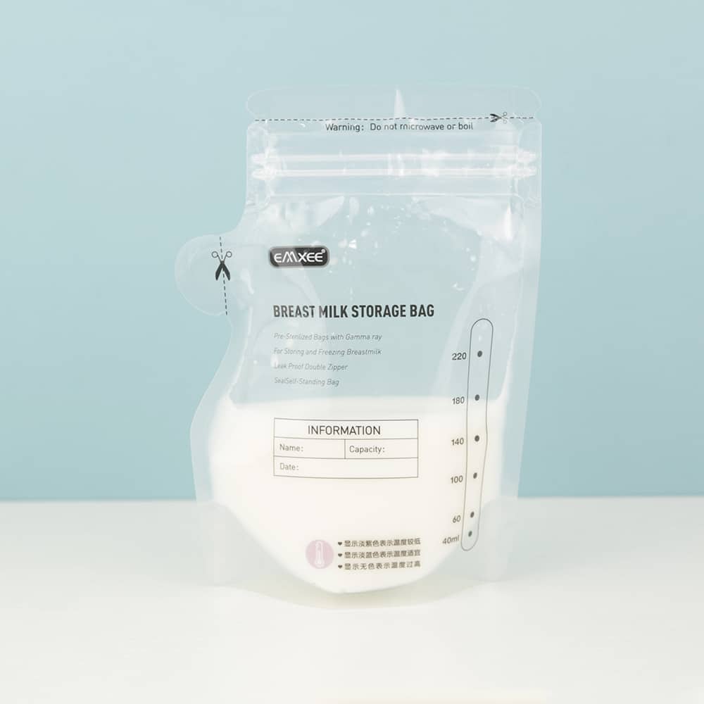 Breast Milk Storage Bags production case and printing sample 8