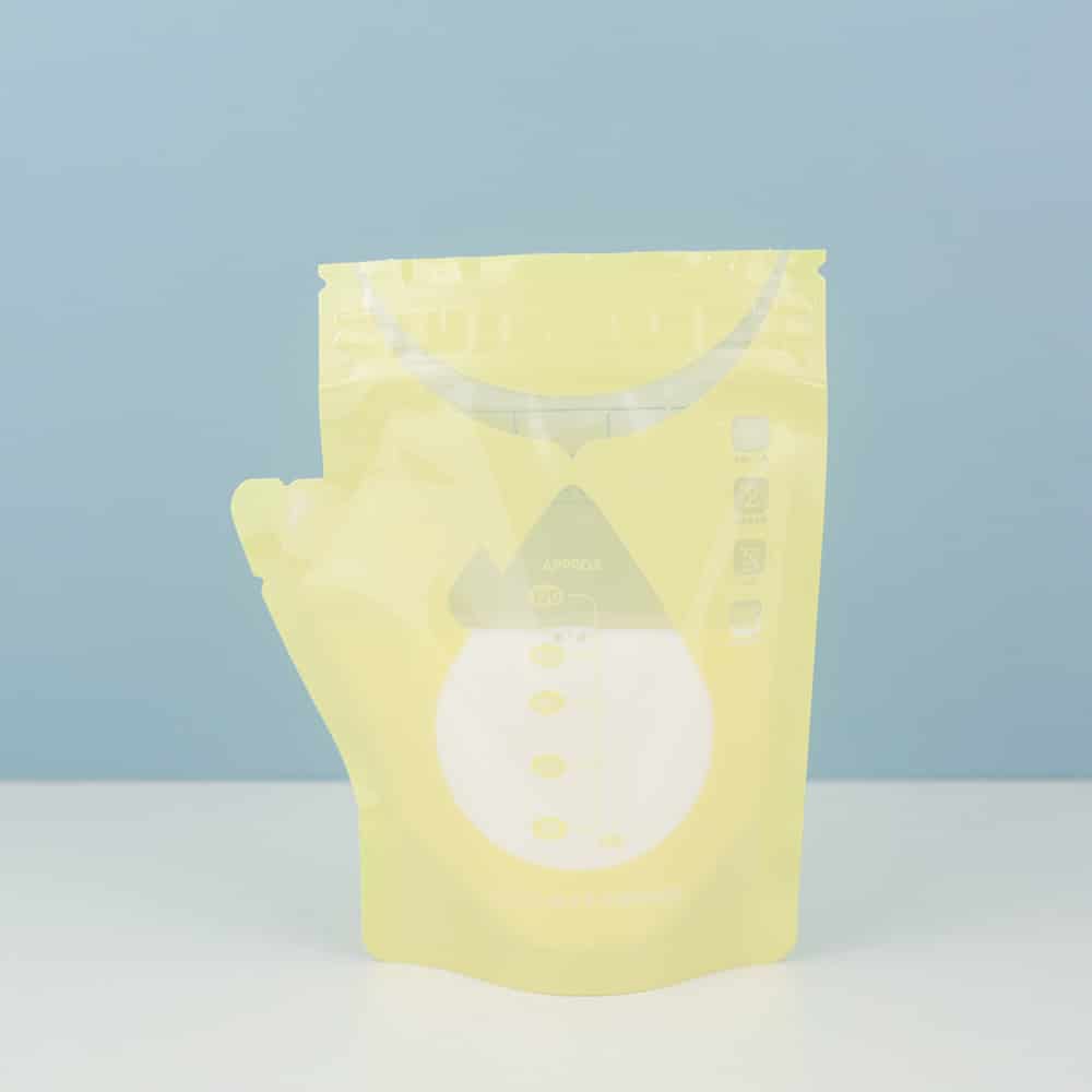 Breast Milk Storage Bags production case and printing sample 2