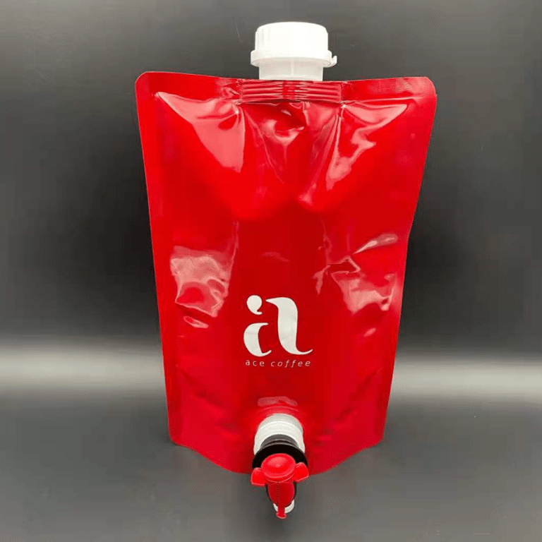 Coffee Liquid Pouches production case and printing sample 3