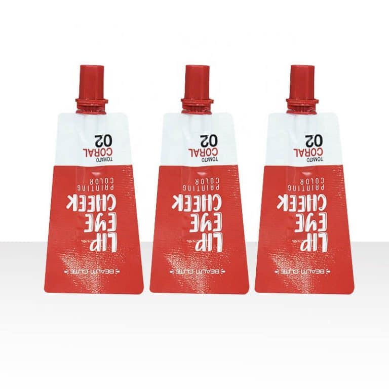Customized Shaped Spout Pouch production case and printing sample 4