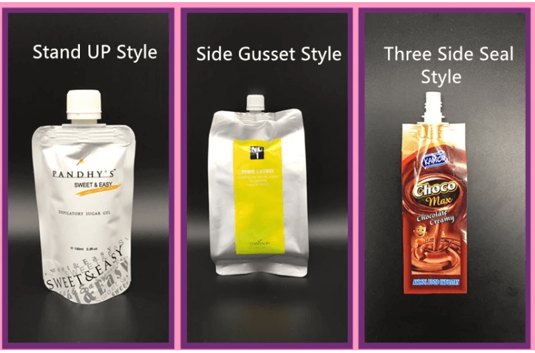 Customized Shaped Spout Pouch production case and printing sample 6