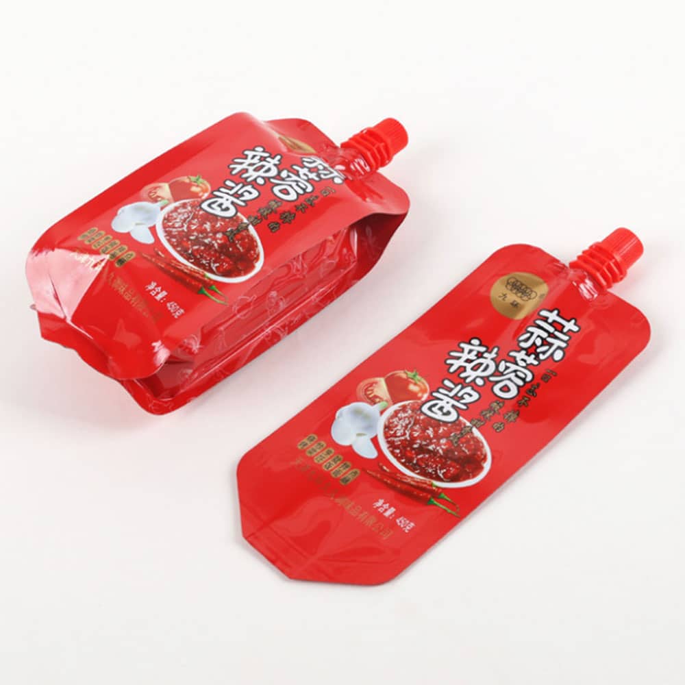 Doypack With Spout production case and printing sample 7