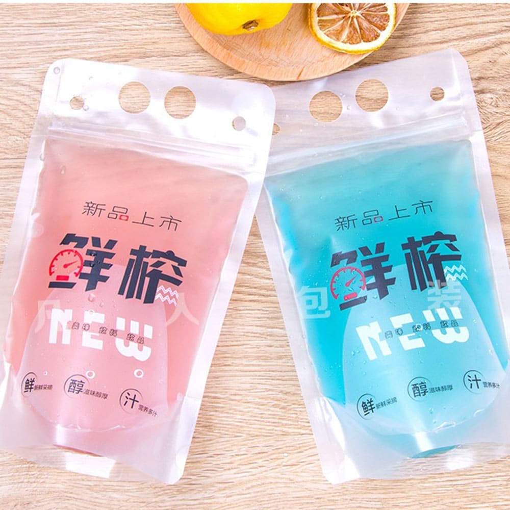 Drink Pouches production case and printing sample 7