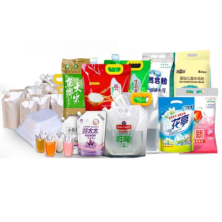 Liquid Pouch With Spout production case and printing sample 6