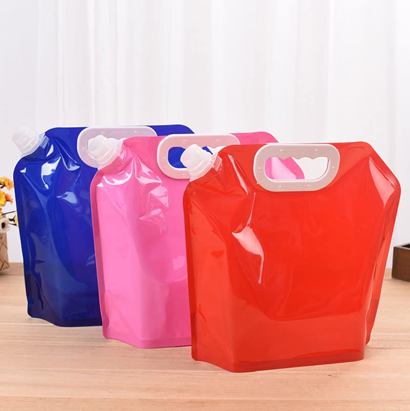 Liquid Spout Bag production case and printing sample 1