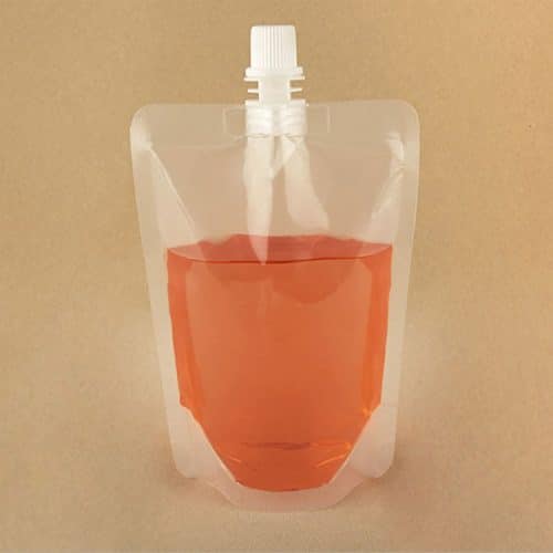 Plastic Pouch With Spout production case and printing sample 2