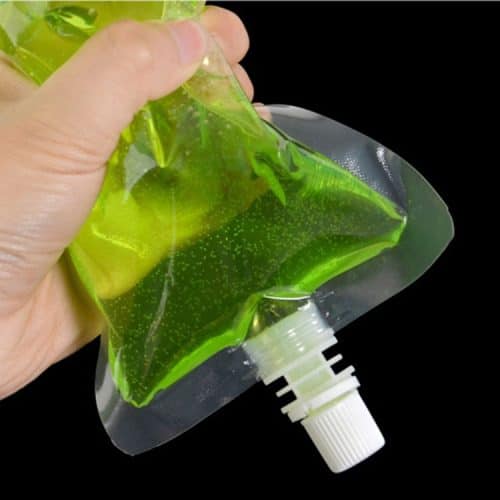 Plastic Pouch With Spout production case and printing sample 3
