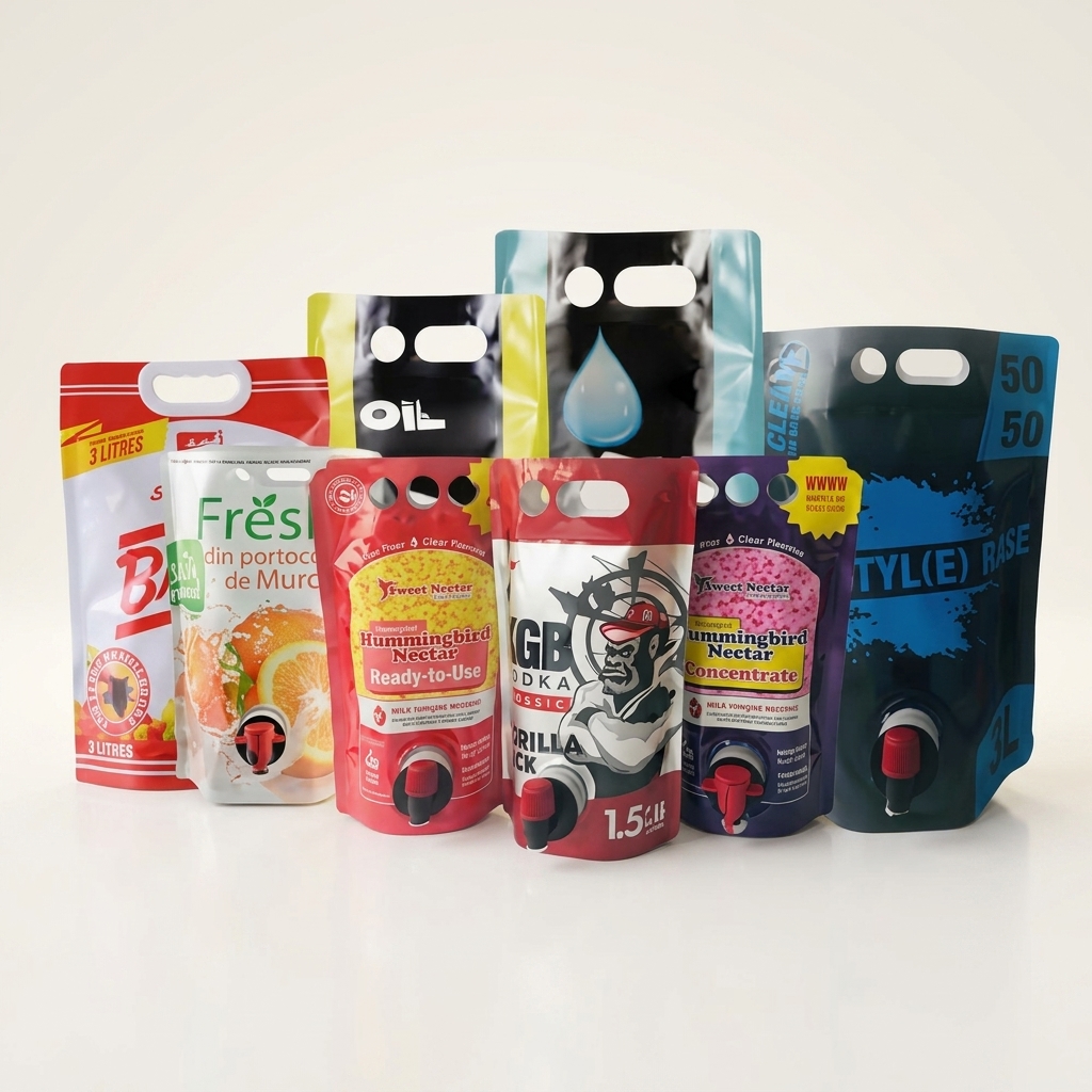 Wine Packaging Pouches production case and printing sample 4