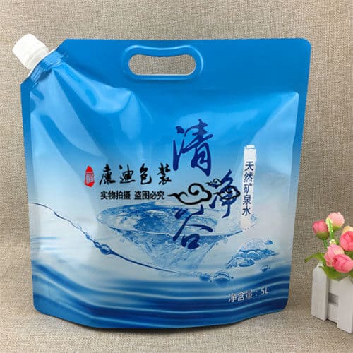 With Handle Spout Pouch production case and printing sample 7