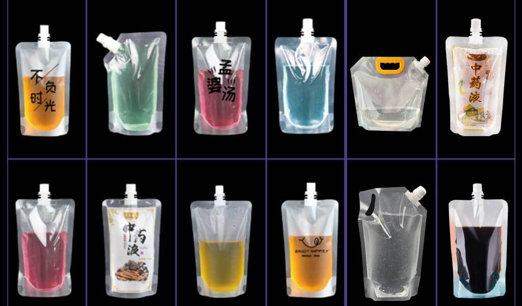 Transparent Spout Pouch Style