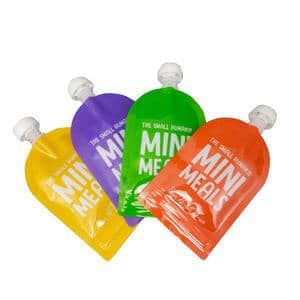 stand up reusable baby food spout pouch