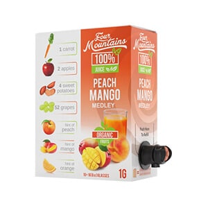 fruit juice bag in box