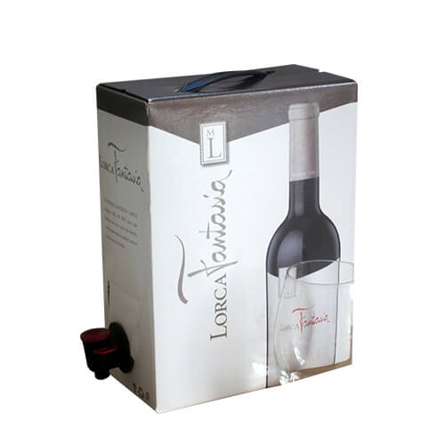 grape wine bag in box
