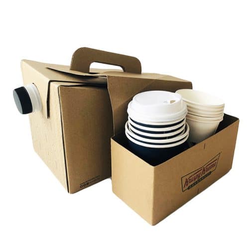 96OZ coffee dispenser box with cup holder - Image 2