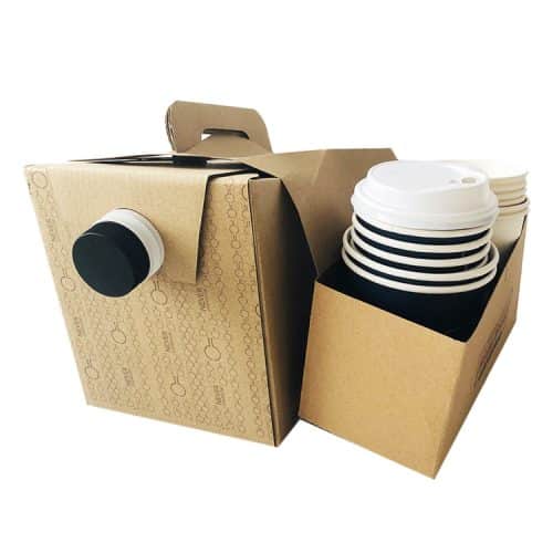 96OZ coffee dispenser box with cup holder - Image 3