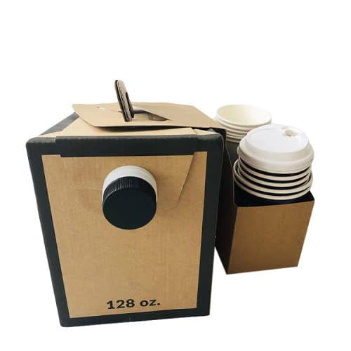 96OZ coffee dispenser box with cup holder - Image 5