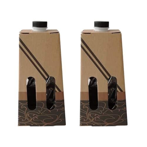 Kraft Paper Beverage Take Out Container
