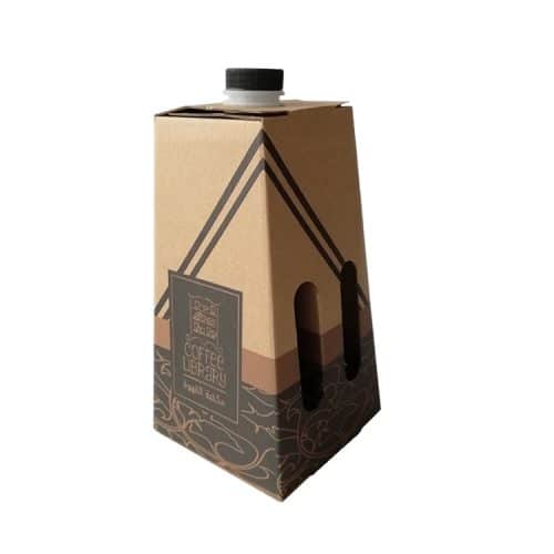 Kraft Paper Beverage Take Out Container - Image 5
