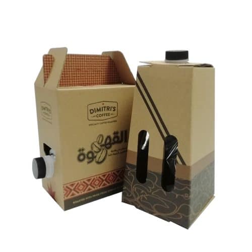 liquid coffee bag in box