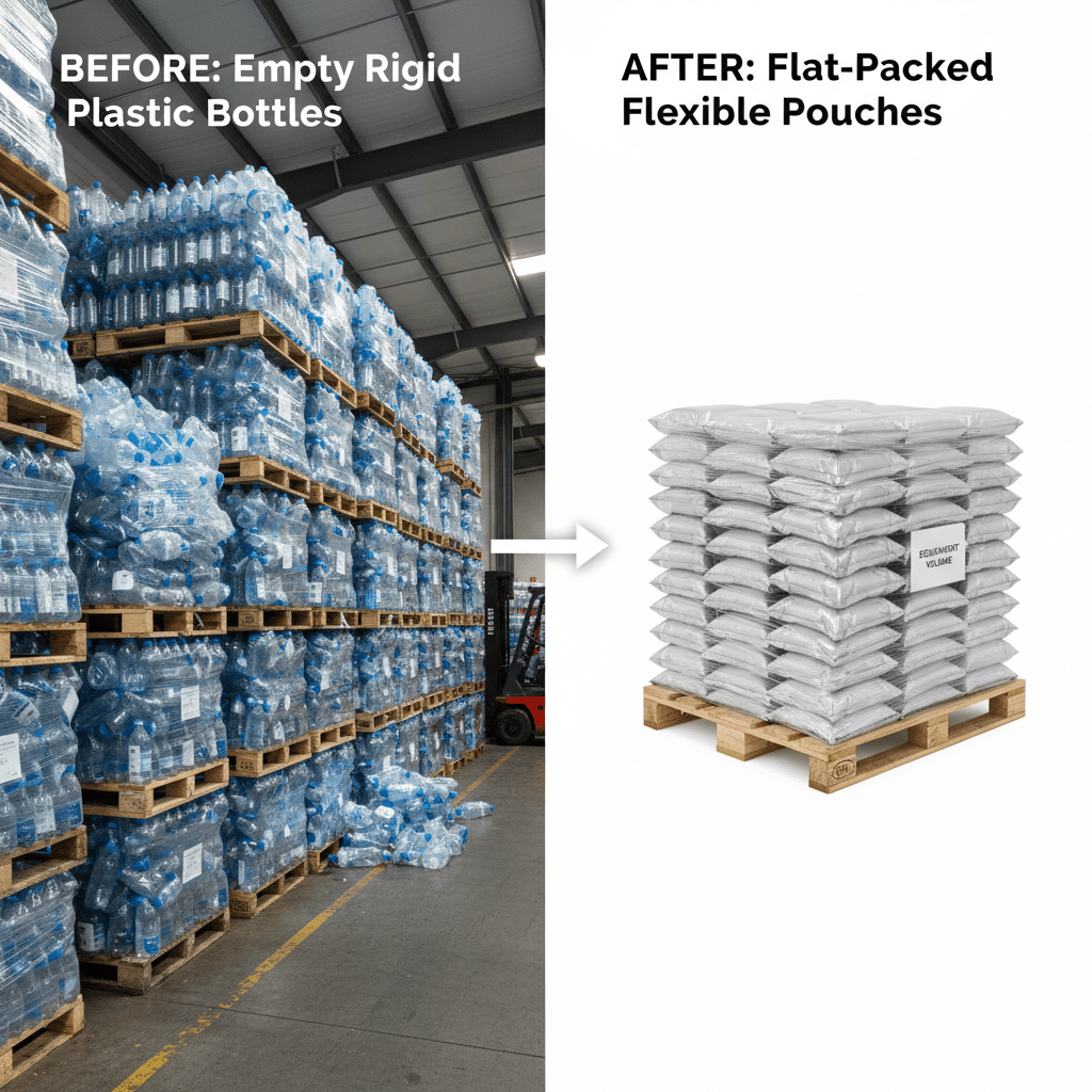 Rigid Bottles vs. Spout Pouches: A Cost and Logistics Comparison